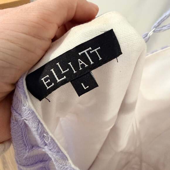 Elliatt - Revolve Lilac Zip Front Dress- Size L Retails $170-$200 - Picture 6 of 7